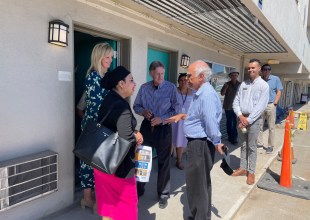 Newsom Rep Visits Homeless Projects in South Santa Barbara County