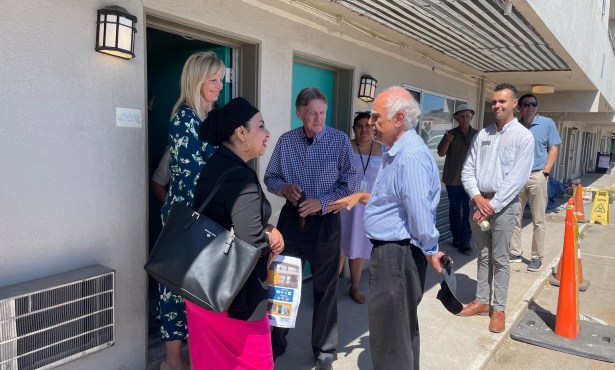Newsom Rep Visits Homeless Projects in South Santa Barbara County