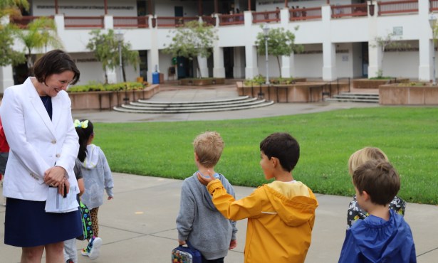 ‘It Has Been Such a Good Day’: Students’ Spirits Bright on Rainy First Day of School in Santa Barbara
