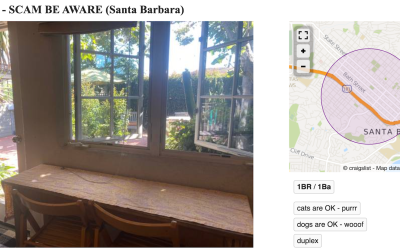 Santa Barbara County Officials Warn Residents to Look Out for Rental Listing Scams