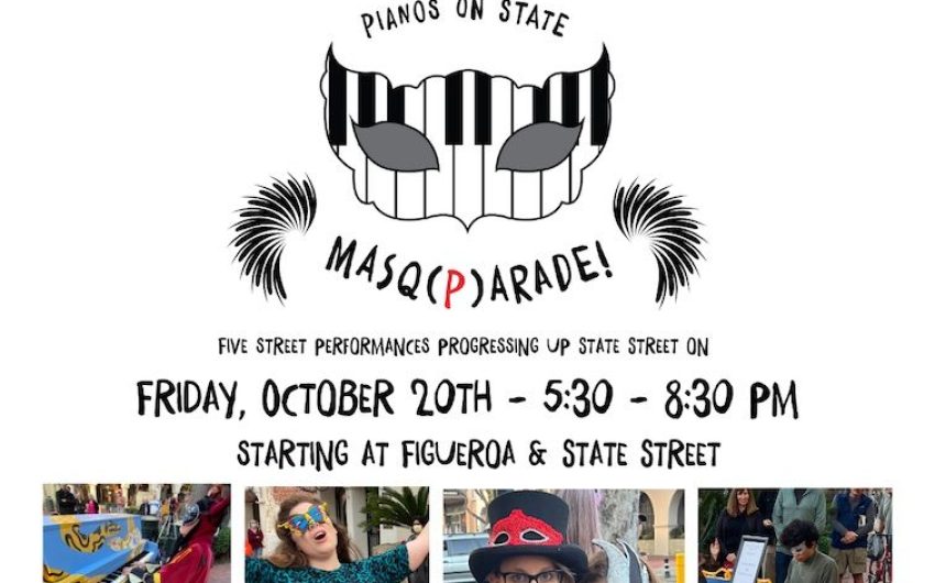 Free Friday Night Festivities in Downtown Santa Barbara Include Masqu(p)arade and Fall for the ARTS Events