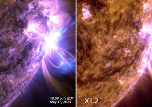 Solar Storm Continues Following Rare Aurora Display over Weekend