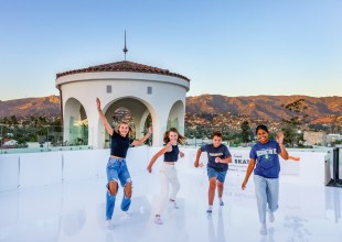 Sock Skating Event at MOXI Is a Family Holiday Must-See in Santa Barbara