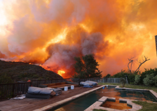 Winds Whip Fires Across Los Angeles; Five Reported Dead