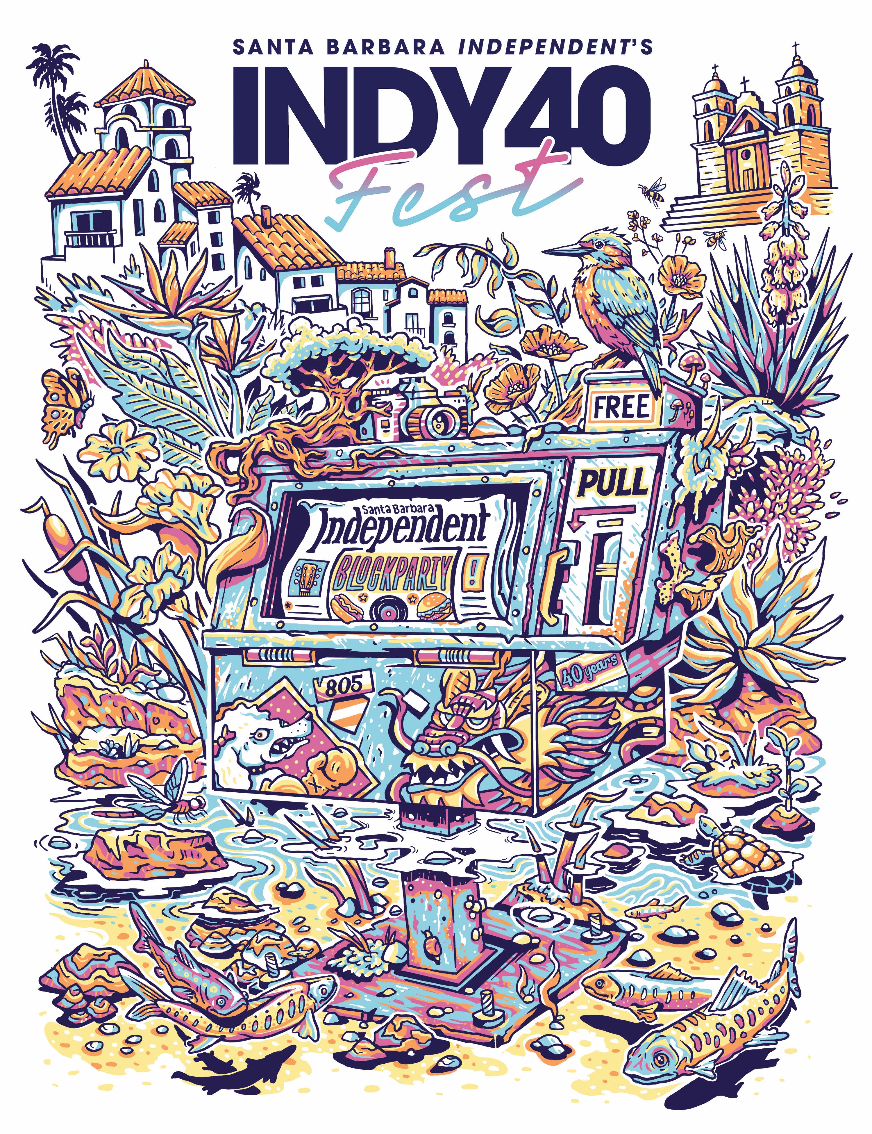 Indy 40 Fest Poster